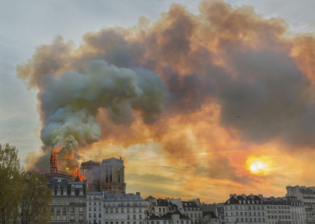 Fire at Notre Dame Cathedral